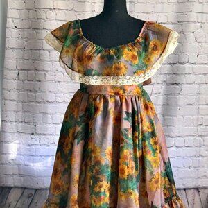 Selkie Monet Sunflowers Romance Novella Dress XL